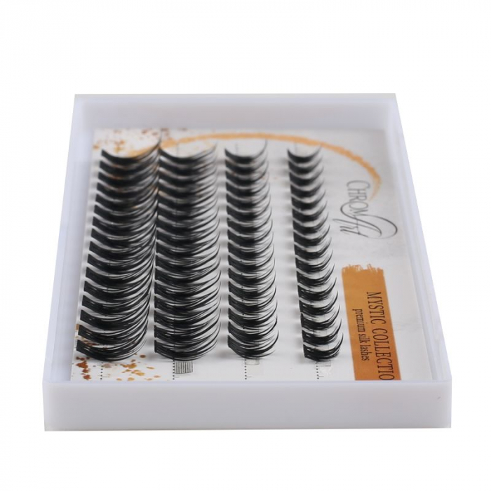 Gene False ChromArt Mystic MIX Premium Silk Lashes - 64 smocuri [2]