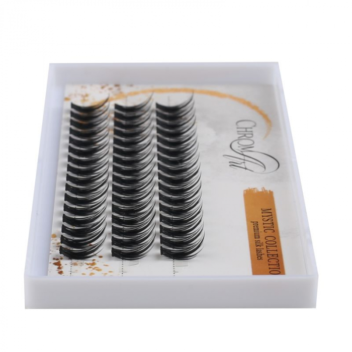 Gene False ChromArt Mystic Premium Silk Lashes - 48 smocuri [2]