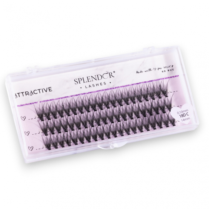 Gene False Smocuri SPLENDOR Attractive, Matase, Curbura C, 60buc, Russian Style [1]