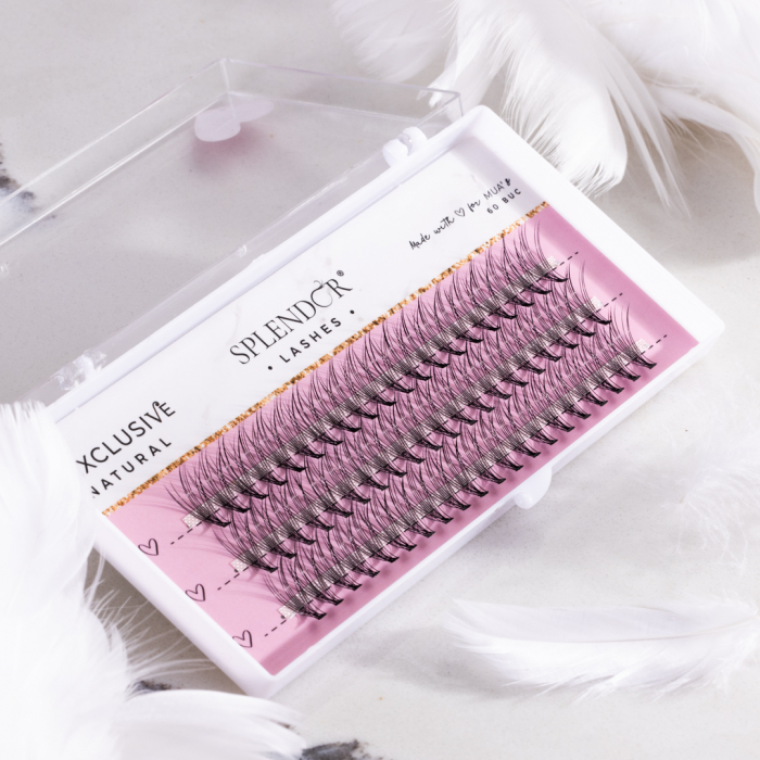 Gene False Smocuri SPLENDOR Exclusive Natural, Matase, Curbura C, 60buc [2]