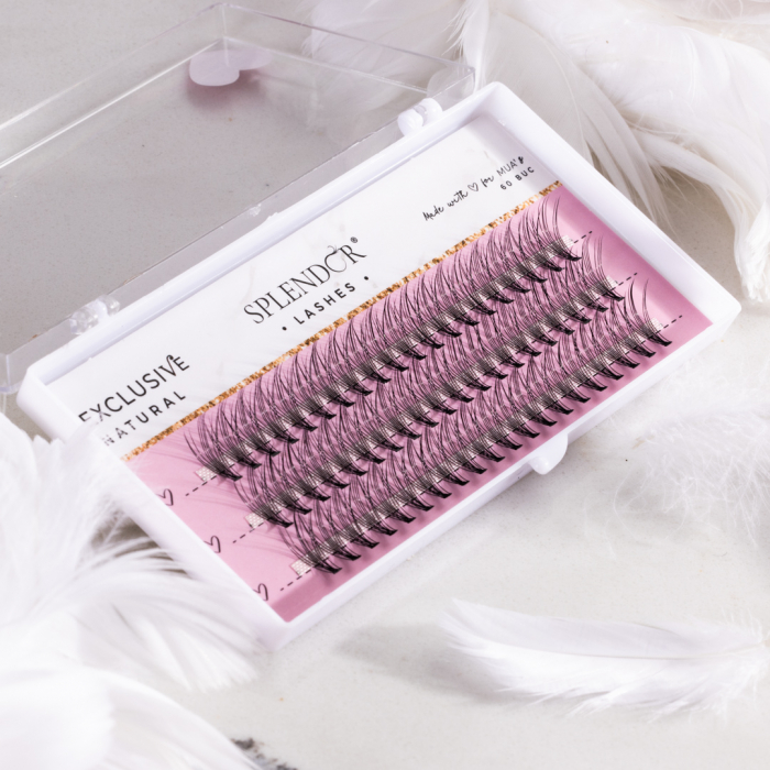 Gene False Smocuri SPLENDOR Exclusive Natural, Matase, Curbura C, 60buc [2]