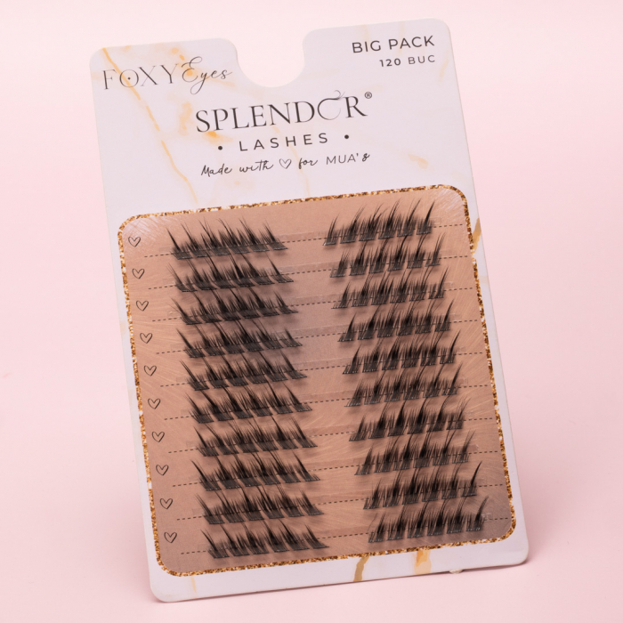 Gene False Smocuri SPLENDOR Foxy Eyes, Russian Style 120 buc MIX 9 - 12 mm [2]