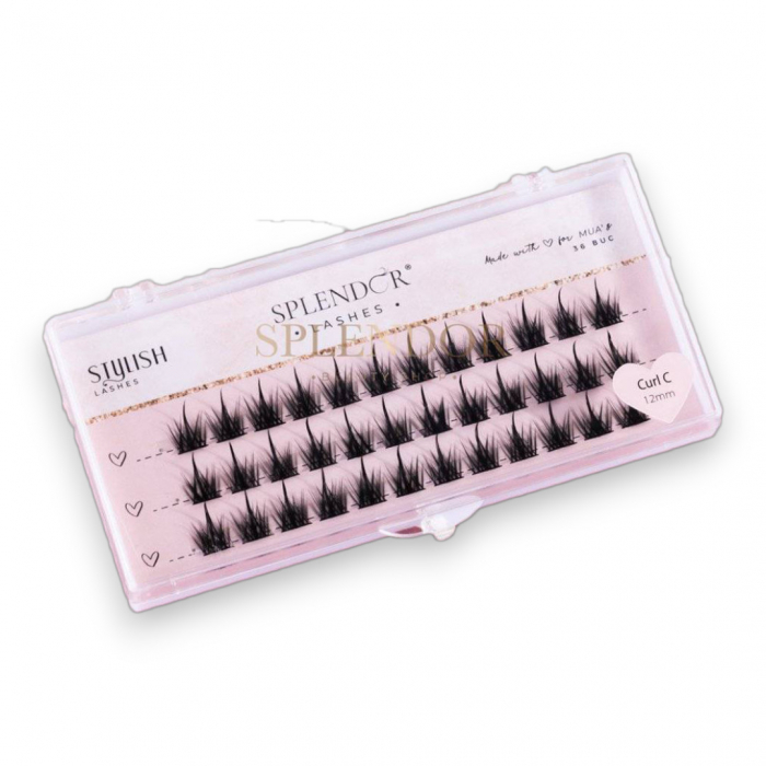 Gene False Smocuri SPLENDOR Stylish, Matase, Curbura C, 36buc, Russian Style [1]