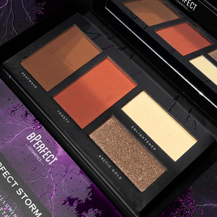Paleta de contur BPerfect The Perfect Storm - 4 in 1, bronzer, iluminator, pudra, blush [2]