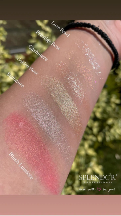 Paleta de Blush si iIuminator SPLENDOR Luminoux - 6 Culori [2]