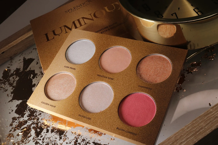 Paleta de Blush si iIuminator SPLENDOR Luminoux - 6 Culori [3]
