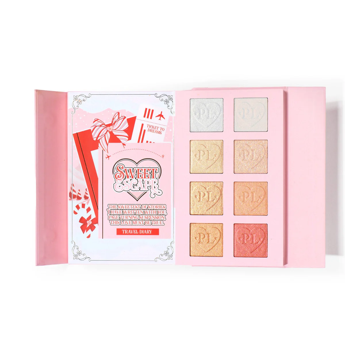 Paleta de Farduri 4 in 1 P.LOUISE Sweet Escape - Fard, Blush, Bronzer, Iluminator [5]