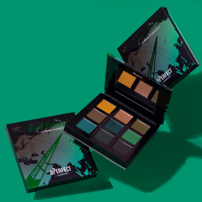 Paleta de farduri BPerfect Compass of Creativity - East Emeralds - BPerfect [3]