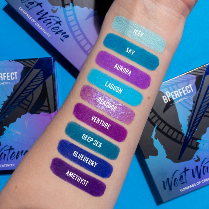 Paleta de farduri BPerfect Compass of Creativity - West Waters [2]