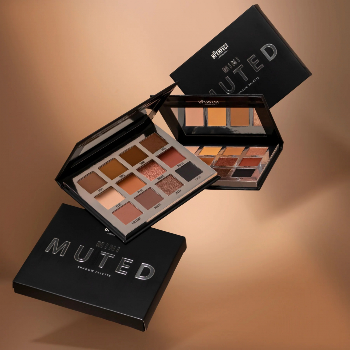 Paleta de Farduri BPerfect Mini Muted, 28g [4]