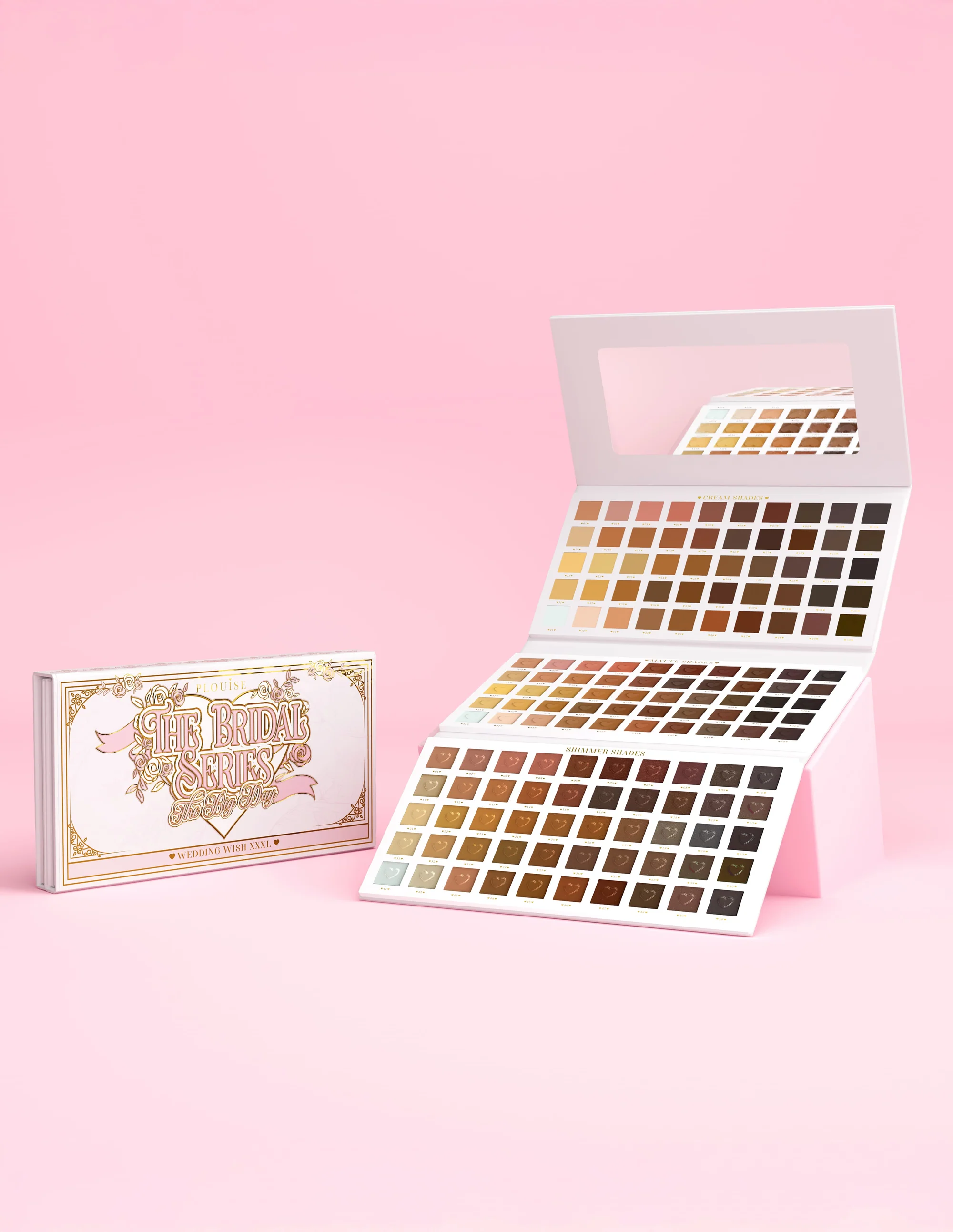 Paleta de Farduri P.LOUISE Wedding Wish XXXL, 150 Nuante - sidefate, mate si cremoase [3]