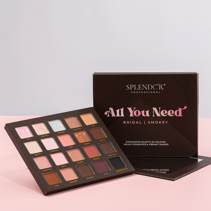 Paleta de Farduri SPLENDOR All You Need - Bridal / Smokey, 20 Nuante [3]
