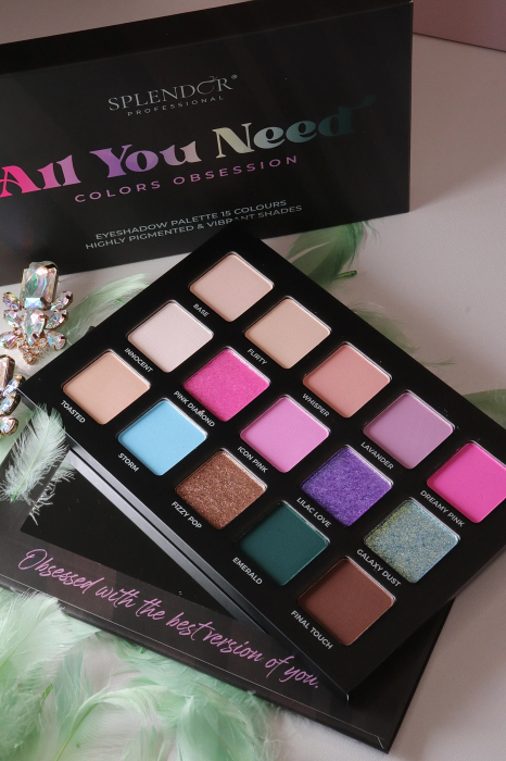 Paleta de farduri SPLENDOR All You Need Colors Obsession - 15 nuante [3]