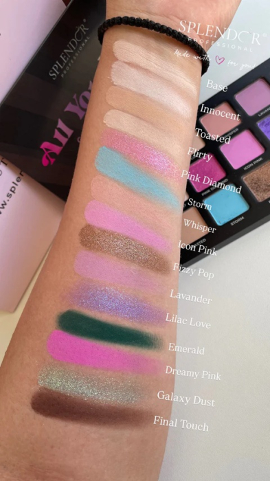 Paleta de farduri SPLENDOR All You Need Colors Obsession - 15 nuante [2]