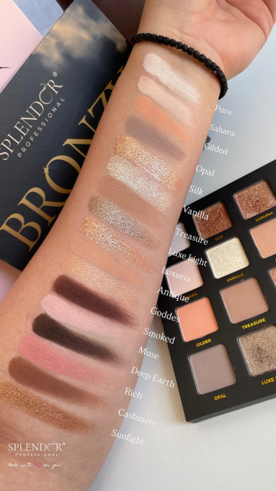 Paleta de farduri SPLENDOR - Bronzy Luxe - 20 nuante [2]