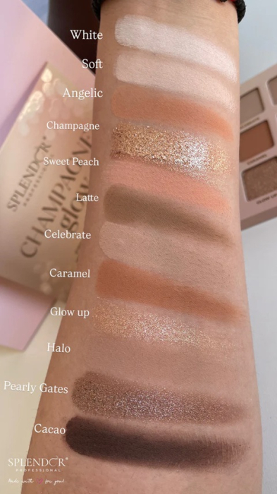 Paleta de farduri SPLENDOR Champagne Glow - 12 nuante [2]