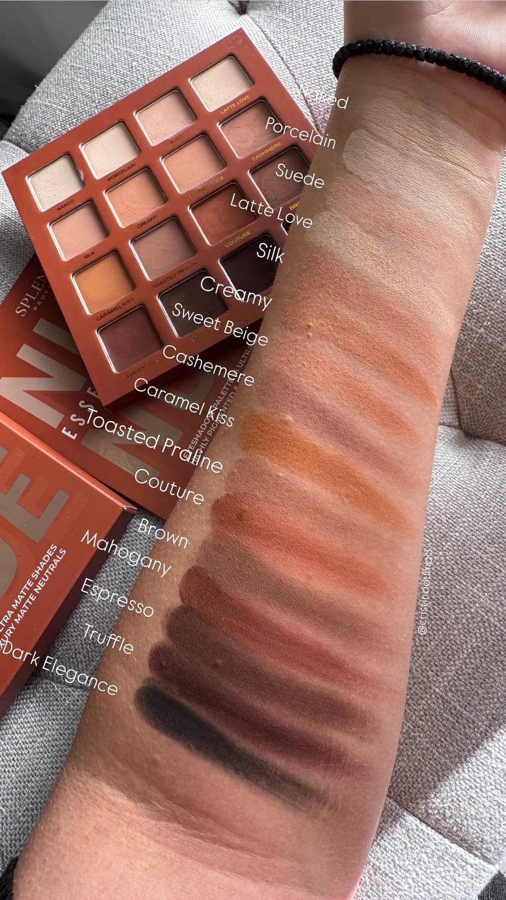 Paleta de Farduri SPLENDOR Essential Neutrals - NUDE, 16 Nuante [2]