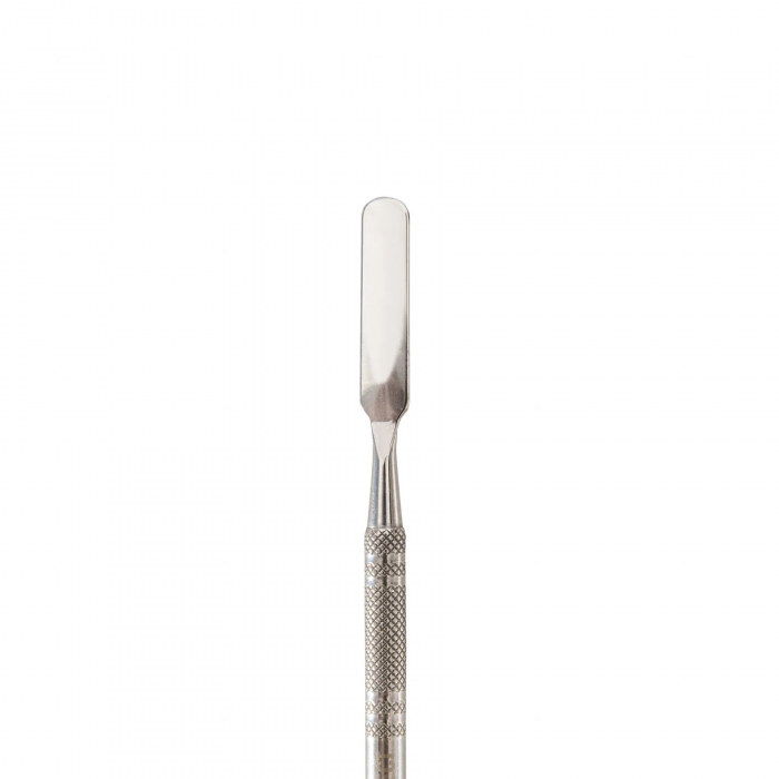 Paleta de Mixare Machiaj BPerfect Pro MUA Mixing Plate, Otel Inoxidabil, Spatula Inclusa, 15x10 cm [4]