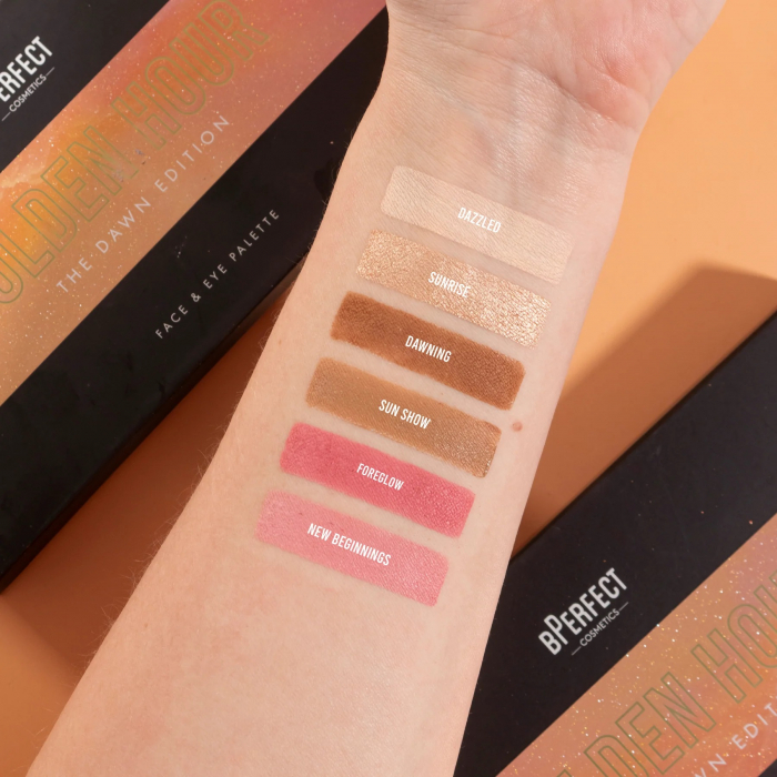 Paleta Multifunctionala Pentru Fata si Ochi BPerfect Golden Hour - Dawn Edition [4]