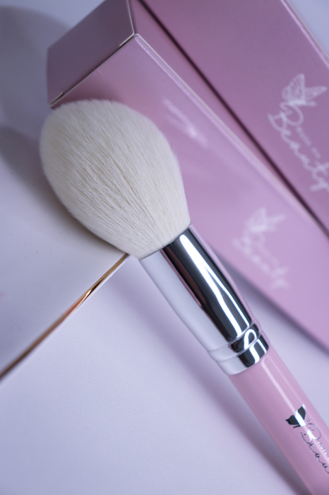 Pensula Profesionala MakemeBeauty Pentru Pudra si Contouring, din Fibre Naturale din Lana [2]