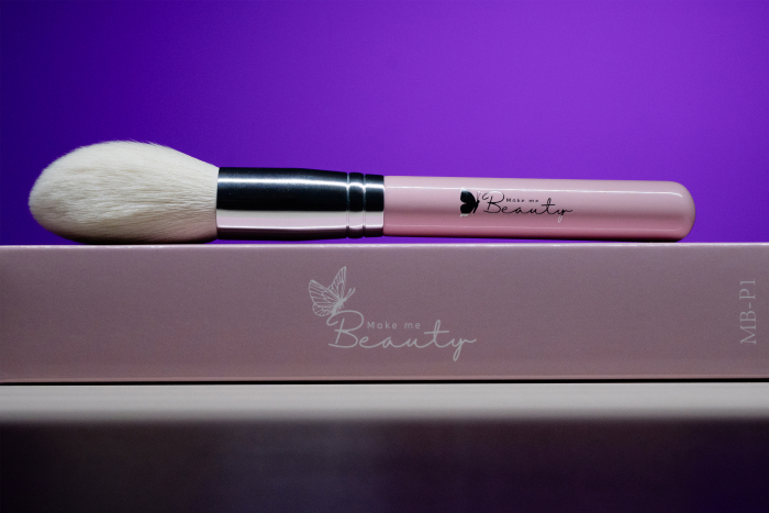Pensula Profesionala MakemeBeauty Pentru Pudra si Contouring, din Fibre Naturale din Lana [3]
