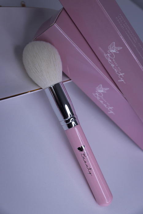 Pensula Profesionala MakemeBeauty Pentru Pudra si Contouring, din Fibre Naturale din Lana [3]