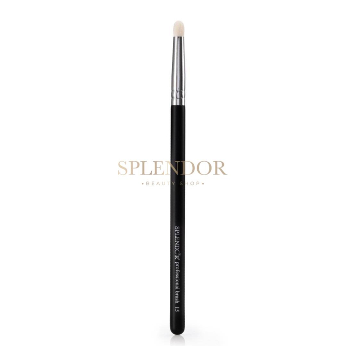 Pensula Profesionala SPLENDOR S15 blending/smokey eyes/tehnica creionului - par sintetic [1]