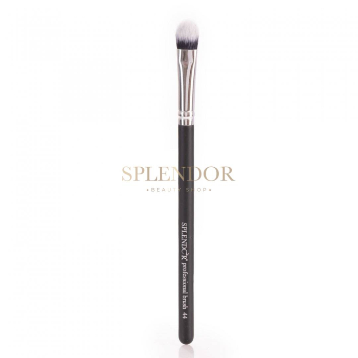 Pensula Profesionala Splendor S44 pentru pleoape / aplicare tint / contouring / anticearcan par fibre moi sintetice [1]