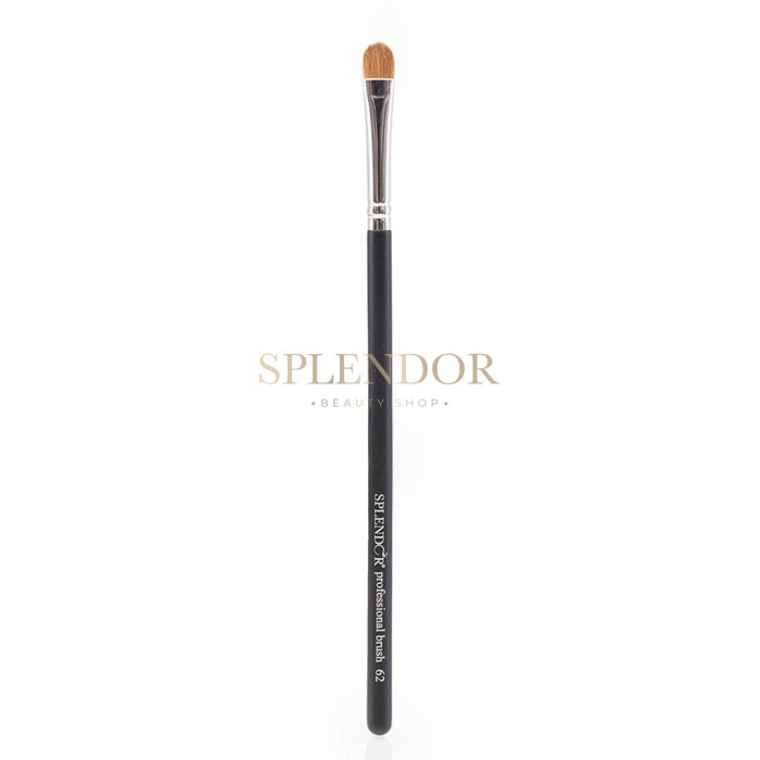 Pensula Profesionala Splendor S62 plata pentru aplicare tint/fard/fard lichid/pigmenti par natural zibelina [1]