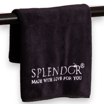 Prosop Textil 30*30 SPLENDOR - Negru [1]