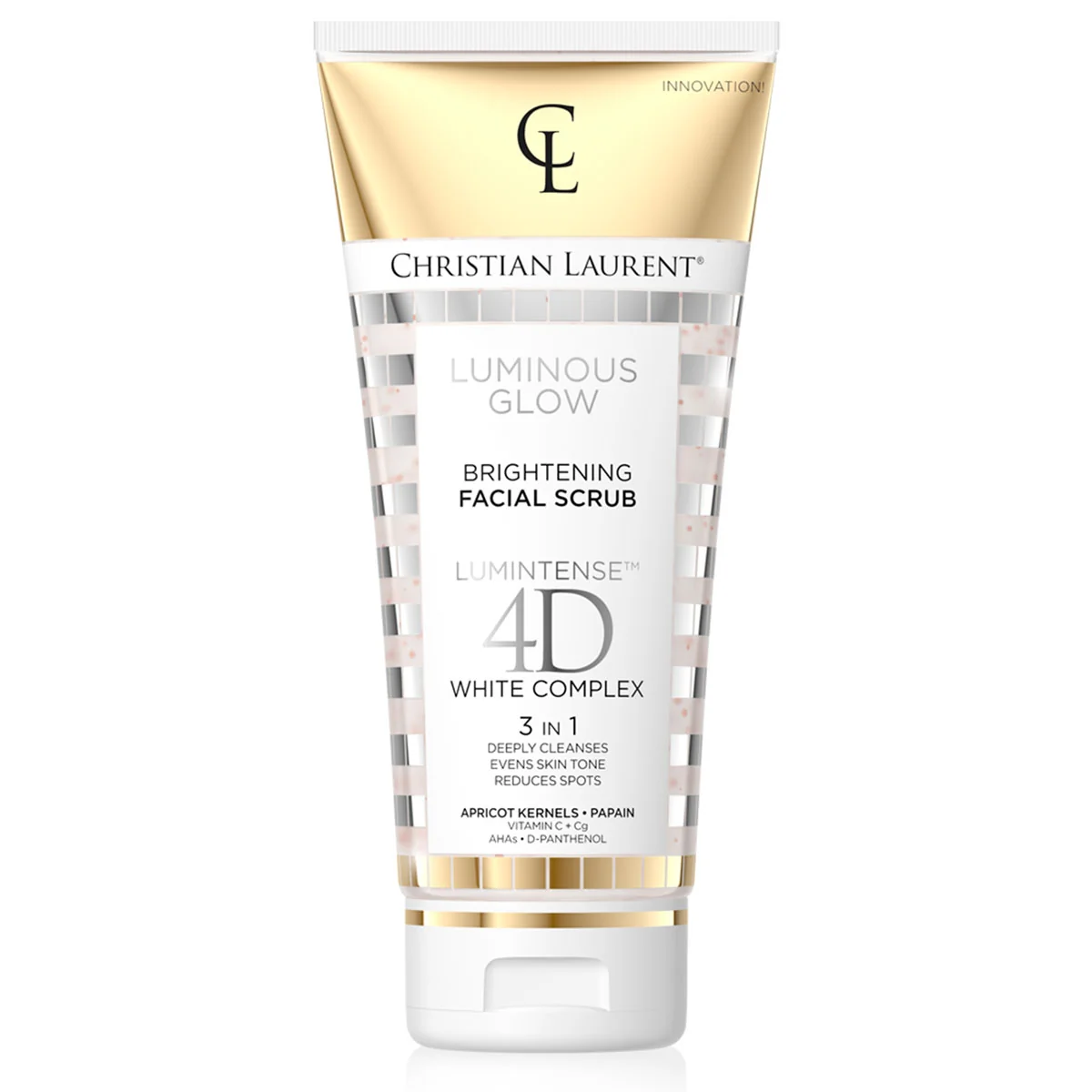 Scrub iluminator pentru fata, 3 in 1 - Christian Laurent, 200 ml [1]
