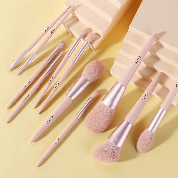 Set 11 pensule make-up Beili Pink Complete Vegan [2]