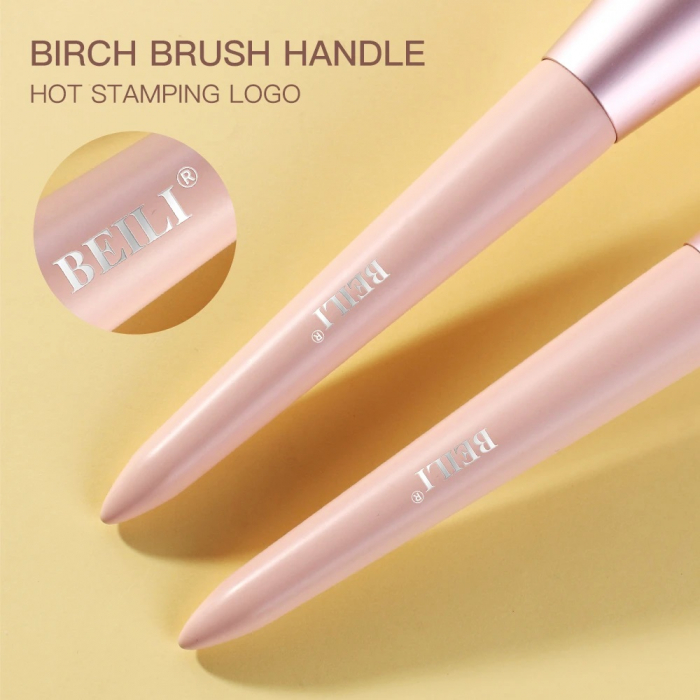 Set 11 pensule make-up Beili Pink Complete Vegan [5]