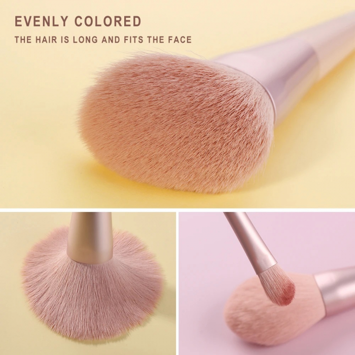 Set 11 pensule make-up Beili Pink Complete Vegan [4]