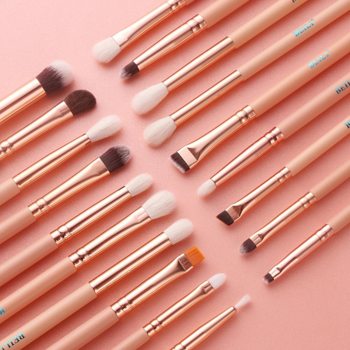 Set 19 Pensule Make-up BEILI Pink, Rose Gold - Par Natural [5]