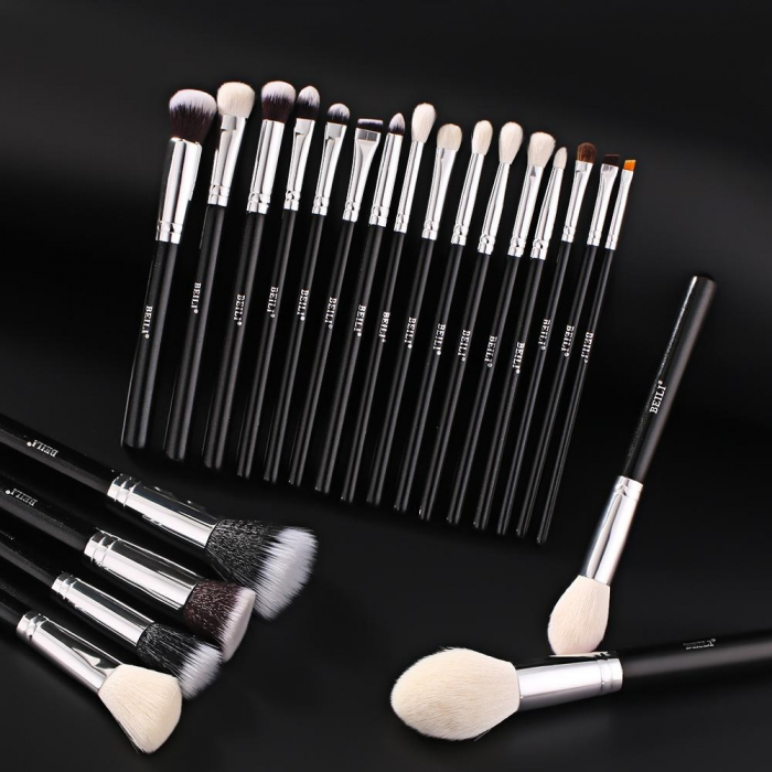 Set 22 pensule Make-up Beili Black, Par natural [3]
