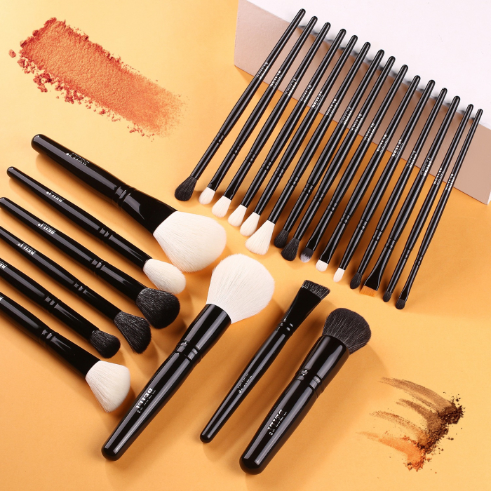 Set 24 pensule make-up Beili Black - Model nou [2]