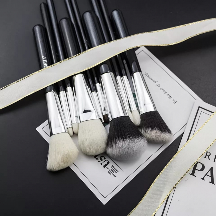 Set 30 pensule Make-up Beili Black, negru, Par natural [6]
