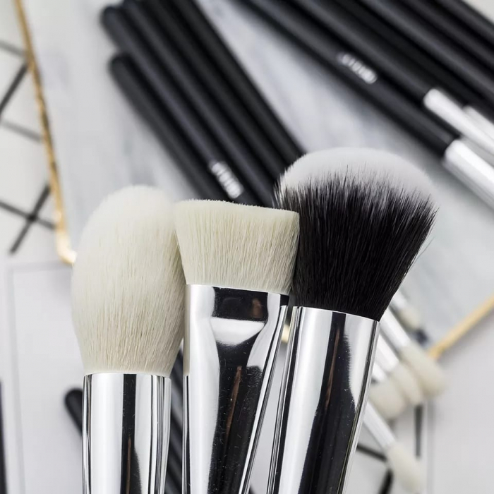 Set 30 pensule Make-up Beili Black, negru, Par natural [7]