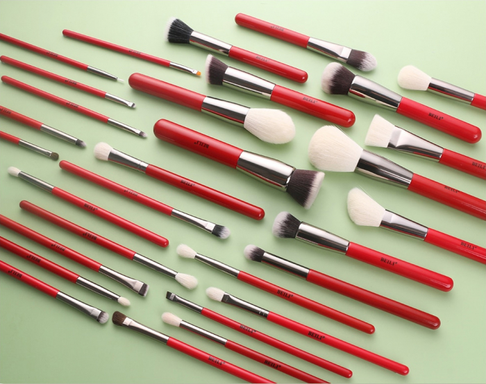 Set 30 Pensule Make-up BEILI, Rosu - Par natural [2]
