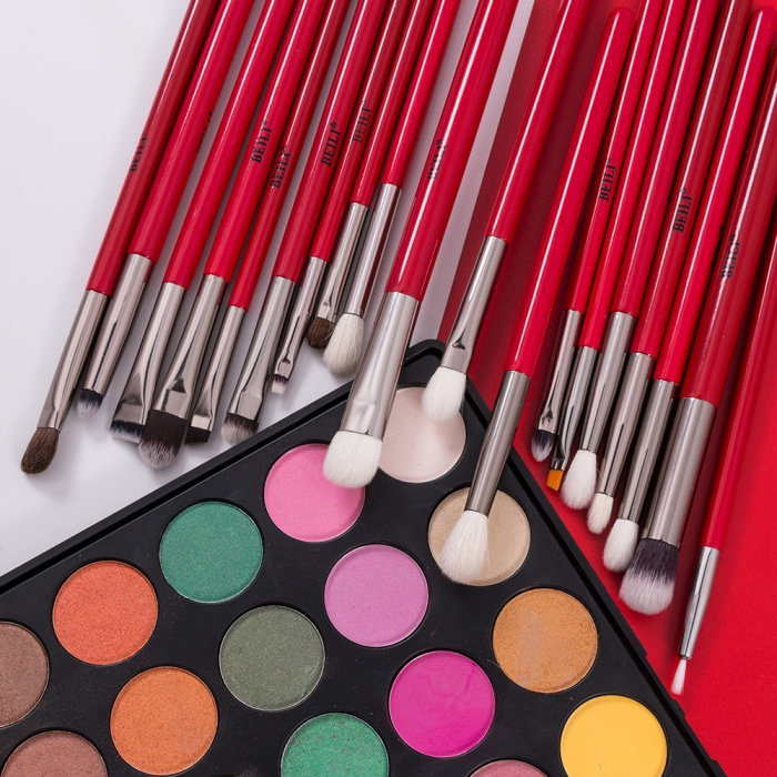 Set 30 Pensule Make-up BEILI, Rosu - Par natural [4]