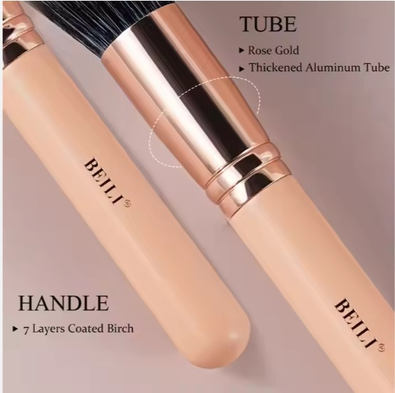 Set 5 Pensule Beili Pink, Rose Gold - Model Nou [3]
