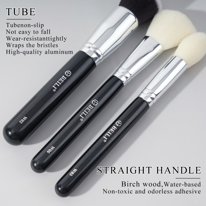 Set 6 Pensule Make-up BEILI Black WZ6 [4]