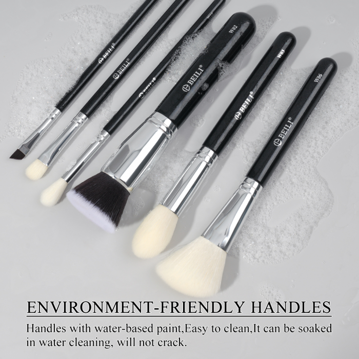 Set 6 Pensule Make-up BEILI Black WZ6 [2]