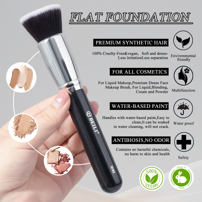 Set 6 Pensule Make-up BEILI Black WZ6 [7]