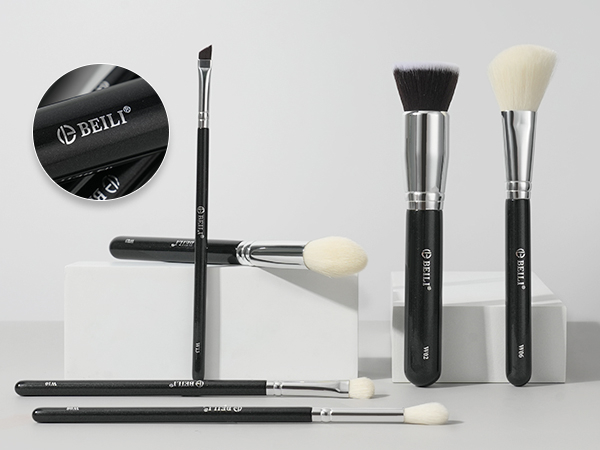 Set 6 Pensule Make-up BEILI Black WZ6 [3]