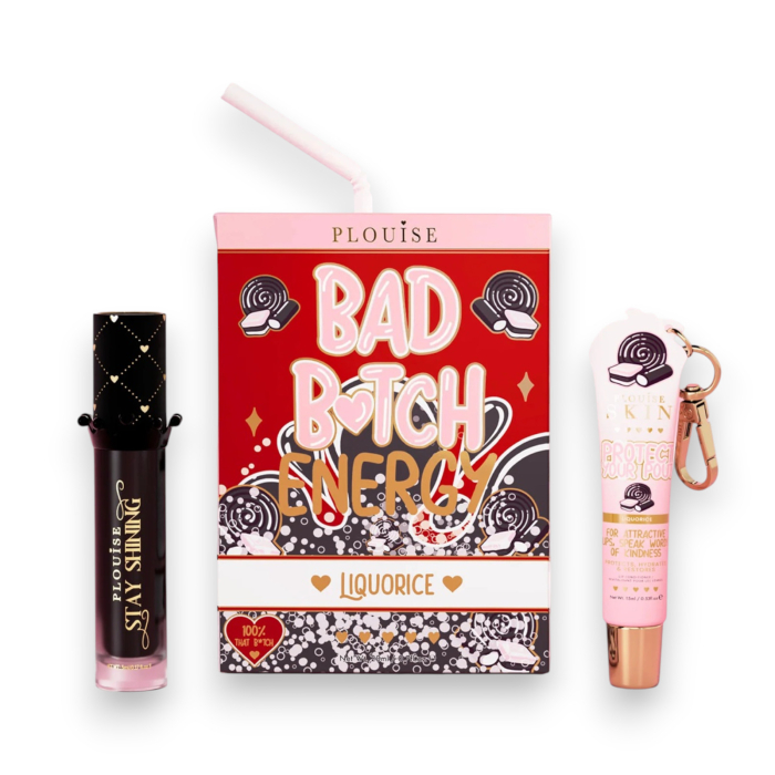 Set Balsam si Ulei de Buze P.LOUISE, Bad Bitch Energy - Liquorice [1]