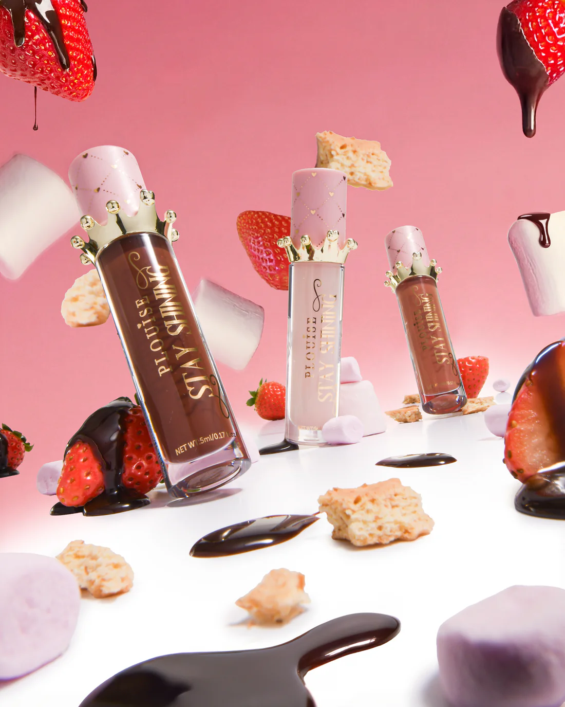 Set P.LOUISE Somebunny Loves You - Paletă pentru Ochi și Față, Trio de Uleiuri de Buze, Picături Bronzante, Bază de Pleoape și Mini Pensule [5]