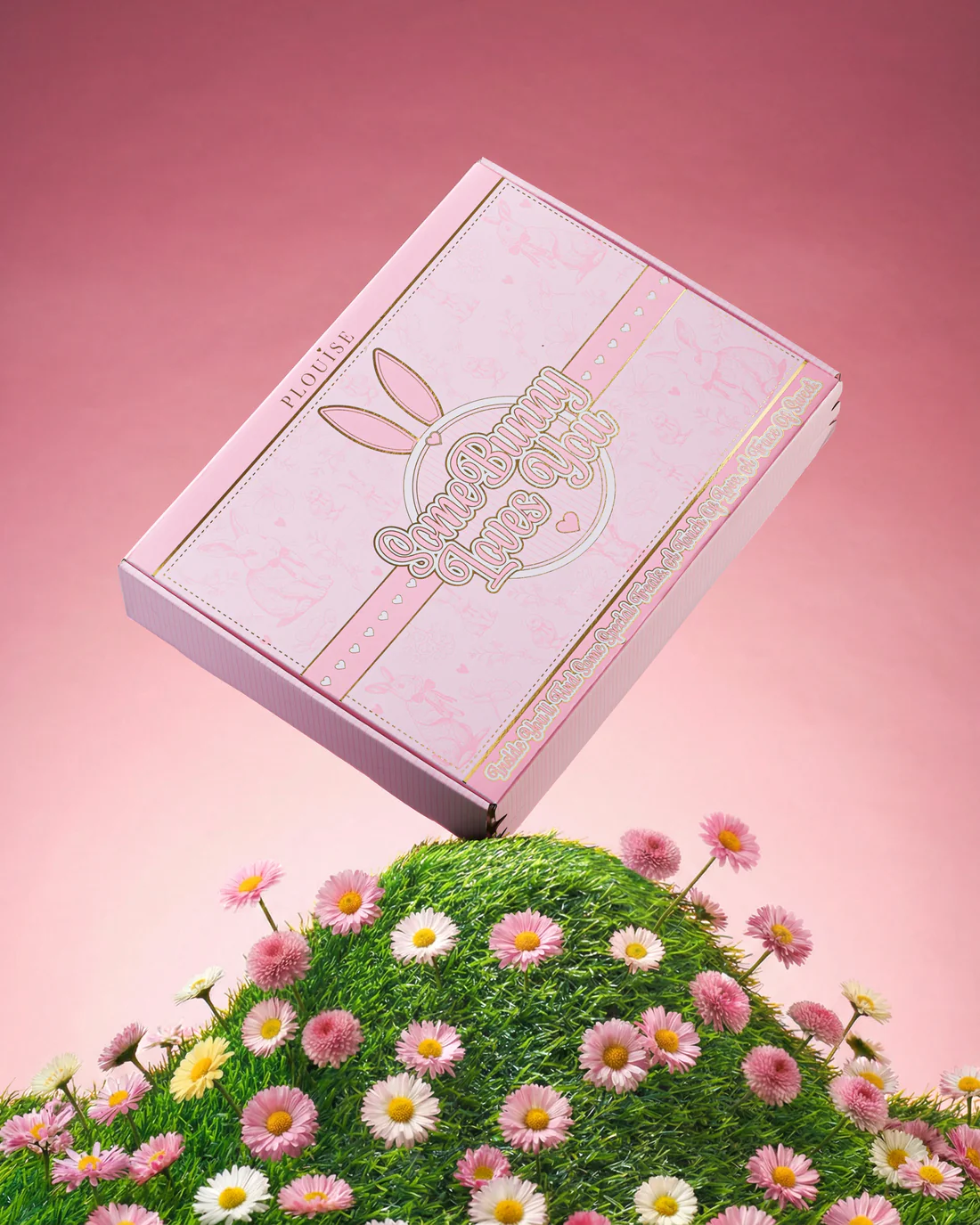 Set P.LOUISE Somebunny Loves You - Paletă pentru Ochi și Față, Trio de Uleiuri de Buze, Picături Bronzante, Bază de Pleoape și Mini Pensule [6]