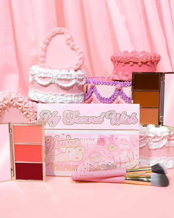 Set Palete Blush, Bronzer si 2 Pensule Machiaj P.LOUISE You're Invited [2]